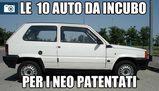 Le 10 auto da incubo per neopatentati
