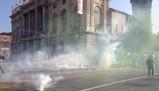 Studenti a Torino, caos in piazza
