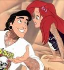 Come sarebbero le principesse Disney se fossero tatuate?