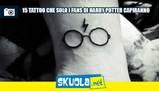 15 tattoo che solo i fans di Harry Potter capiranno