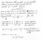 Scrivi l'equazione della parabola con asse parallelo all'asse y, avente come vertice il punto ...