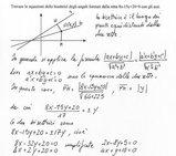 Geometria analitica: Trovare le equazioni delle bisettrici degli angoli formati dalla retta [math]{8}{x}-{15}{y}+{20}={0}[/math] con gli assi