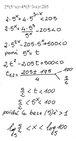 Disequazioni: [math]{2}\cdot{5}^{x}+{4}\cdot{5}^{{{3}-{x}}}\lt{205}[/math]