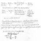 Equazioni 1°, 2°, parametriche, di grado superiore:  [math]\frac{{{7}{x}+{2}}}{{{2}{x}-{3}}}+\frac{{{5}{x}+{4}}}{{x}}=\frac{{{34}{x}^{2}+{43}{x}-{2}}}{{{4}{x}^{2}-{9}}}+\frac{{{10}-{x}}}{{{2}{x}^{2}-{3}{x}}}[/math]