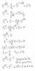 Equazioni esponenziali e logaritmiche: [math]{5}^{\sqrt{{{x}}}}-\frac{1}{{5}}+{5}^{{{1}-\sqrt{{{x}}}}}={25}[/math]