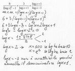 Equazioni esponenziali e logaritmiche: [math] \frac{6}{{{\left( \log{{x}}\right)}^{2}-{1}}}+\frac{3}{{ \log{{x}}+{1}}}=\frac{{ \log{{x}}+{1}}}{{ \log{{x}}-{1}}} [/math]
