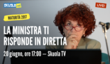 Maturità 2017, la ministra Fedeli ospite della Skuola Tv