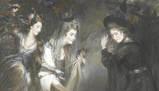Meeting and Prophecy of the Witches in the Desert