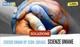 Soluzione seconda prova Scienze Umane opz. Economico Sociale