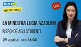 Maturità 2020 e scuola: il 29 aprile alle 16 Azzolina in diretta con gli studenti su Skuola.net