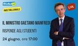 Ritorno all’Università, Test e Diritto allo Studio: il 24 giugno il ministro Manfredi su Skuola.net