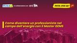 Digital Open Day con Eni: diventa un professionista del futuro nel campo dell’energia con il Master GEMS