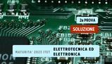 Soluzioni Seconda prova 2023 ITET: elettrotecnica ed elettronica