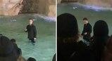 Berlino fa il bagno nella Fontana di Trevi a Roma, ecco perché