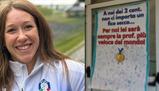 Martina Favaretto, la prof che ha sfiorato Milano Cortina: gli alunni le dedicano uno striscione