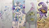 Papà disegnatore trasforma gli schizzi dei figli in pazzeschi personaggi di Anime