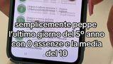 Maturando da 0 assenze e media del 10: il video virale su tiktok