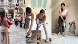 Dopo la laurea… c’è il cantiere: dai fiori al trapano in pochi secondi