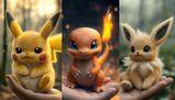 Pokémon nel palmo di una mano: il video generato con l'IA su TikTok