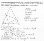 Sulla base AB del triangolo ABC si consideri il punto P sul lato AC e il punto R tale che AR=PB...