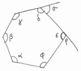 Di un esagono si hanno i seguenti dati:due angoli interni sono congruenti a 118° 50' ciascuno...