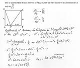 Dato un quadrato ABCD di lato a, determina su AB un punto P tale che il rapporto tra le sue distanze
