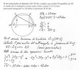 In un semicerchio di diametro AB=20 dm, conduci una corda CD parallela ad AB in modo che il ...