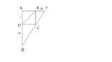 Problemi con equazioni e sistemi di I e II grado: Nel quadrato ABCD di lato l, prolunghiamo i lati bar{AB} dalla parte di B e bar{AD} dall