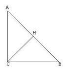 Problemi di II media: In un triangolo rettangolo hat{ABC} il cateto minore misura 129cm e l'area è 11094cm^2.
