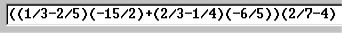 Espressioni numeriche con Derive esercizio 1