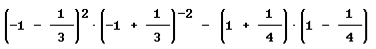 Espressioni numeriche con Derive esercizio 3