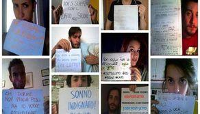 Padova, fotoprotesta per il posto letto