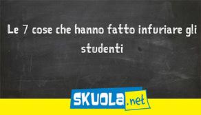 7 errori che hanno fatto infuriare gli studenti