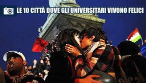 Le 10 città dove gli universitari vivono felici