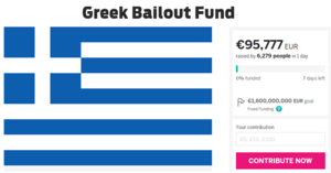 Nasce il Crowdfunding per evitare il default della Grecia