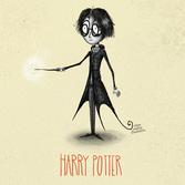 I personaggi principali di Harry Potter se fossero disegnati da Tim Burton