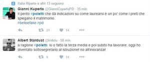 Le reazioni contro Poletti: i 20 tweet più "interessanti"