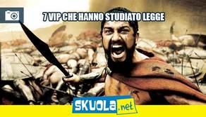 7 Vip che hanno studiato legge