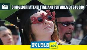 Università: 3 migliori atenei per area di studio