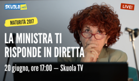 Maturità 2017, la ministra Fedeli ospite della Skuola Tv