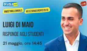 Europee 2019, Di Maio a Skuola.net: "Oltre alla fuga di cervelli, bisogna fermare quella dei pancioni"