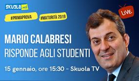 Maturità 2019: i consigli di Mario Calabresi ospite della Skuola Tv!
