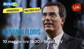 Maturità 2018, i consigli di Giovanni Floris ospite della Skuola Tv!