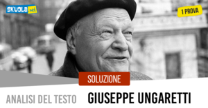 Soluzione analisi del testo Ungaretti, Risvegli svolta: prima prova maturità 2019