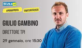 Maturità 2020: i consigli di Giulio Gambino ospite della Skuola Tv!