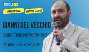Maturità 2020: i consigli di Gianni Del Vecchio ospite della Skuola Tv!