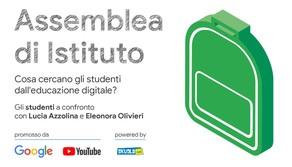 Assemblea di Istituto: cosa cercano gli studenti dall'educazione digitale? Risponde Lucia Azzolina - 30 novembre ore 15.00
