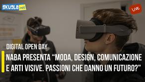 Digital Open Day | NABA presenta “Moda, design, comunicazione e arti visive. Passioni che danno un futuro?”
