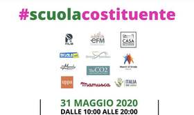 #Scuolacostituente: il 31 maggio segui live la maratona per cambiare la scuola