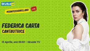 #ConfessionIsland con la cantautrice Federica Carta